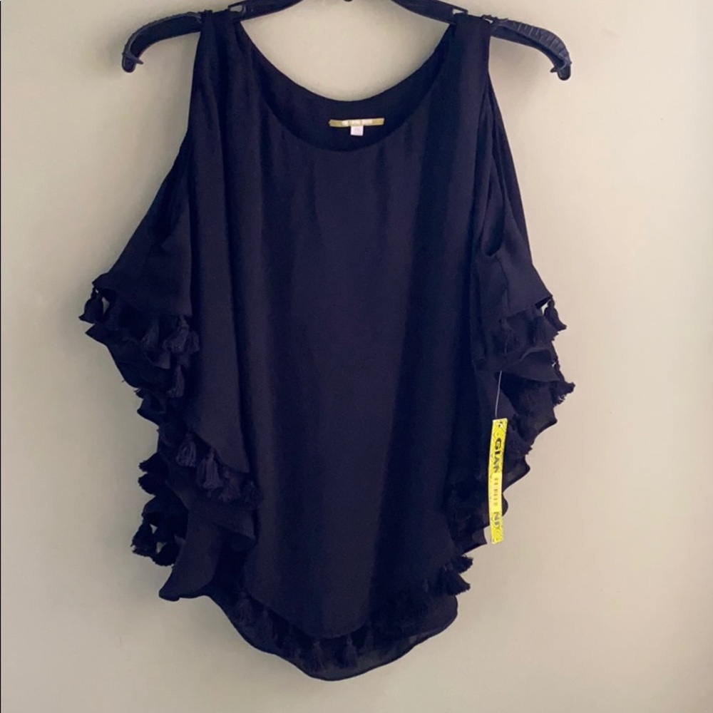 Gianni Bini Off the Shoulder Poncho Top